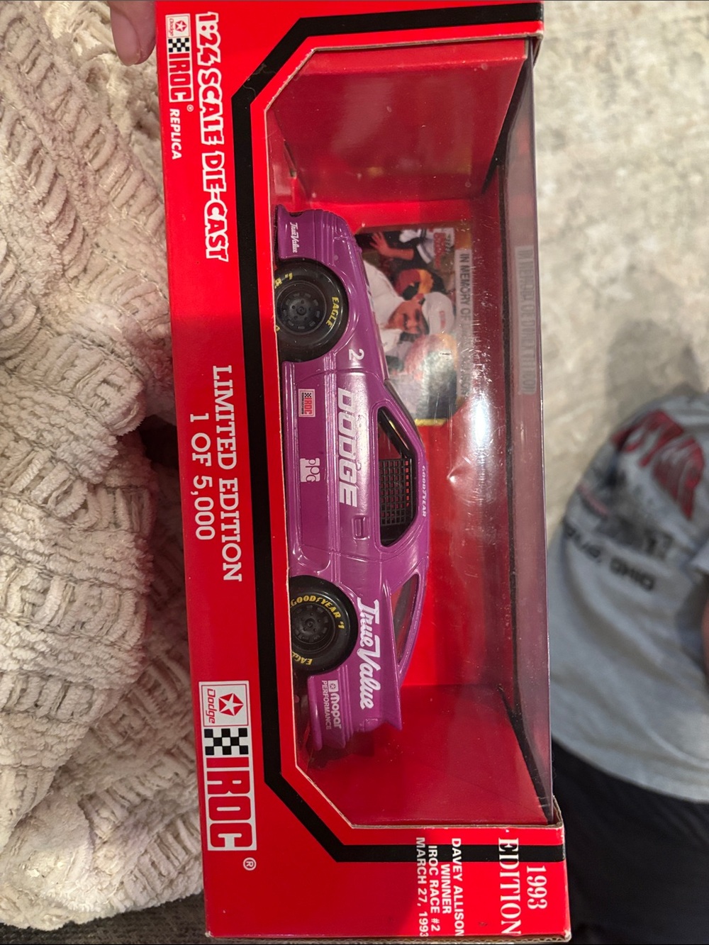 IRO Purple Dodge Limited Edition Die-Cast Race Car